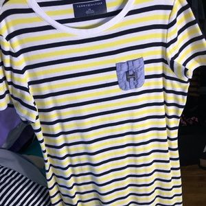 Navy blue, white & yellow Tommy Hilfiger dress